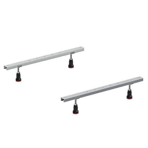 Zeza Badpoten Universeel - voor acryl bad - per set - zilver SW1015086