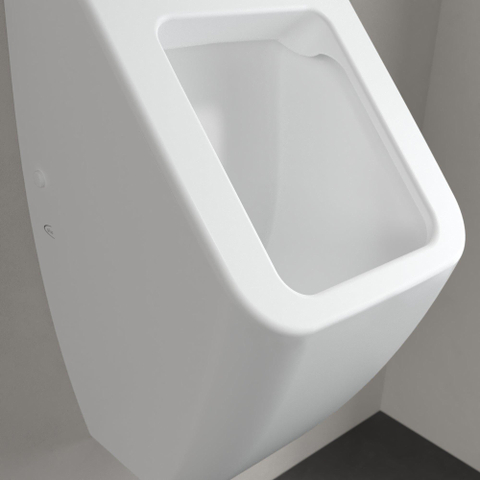 Villeroy & Boch venticello afzuigurinoir DirectFlush - met verdekte toevoer - 28.5x54.5x31.5cm CeramicPlus - voor deksel - Stone White (mat wit) SW209655