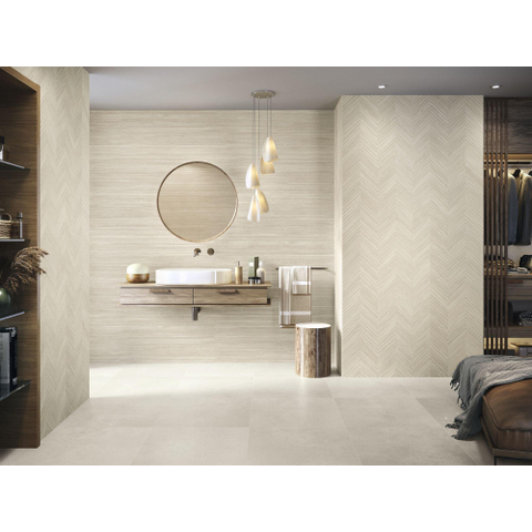 ÉCHANTILLON Terravito Brisano carreau mural - 40x120cm - Rectangulaire - 11mm - rectifié - Aspect bois - Zig Maple SW735763