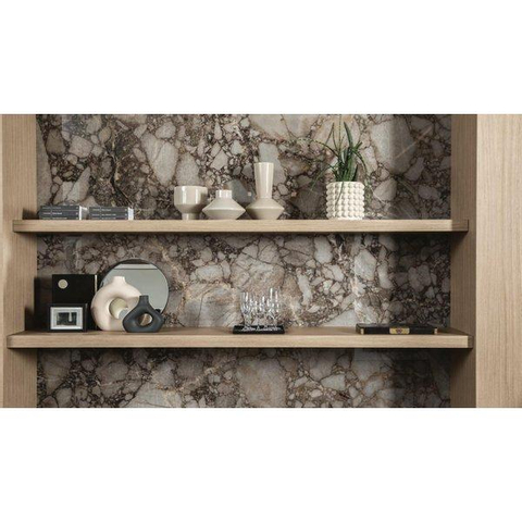 ÉCHANTILLON Ceralto Alabro Vein carreau de sol et de mur 60X120cm rectifié Riverbed Brillant SW912349