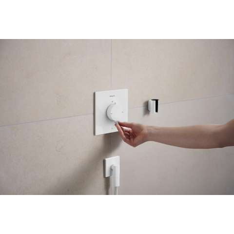 Hansgrohe Porter Fine - handdouchehouder - mat wit SW1388340