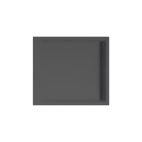 Xenz Easy Tray douchevloer - 100x90x5cm - acryl - zonder gootcover - ebony SW379224