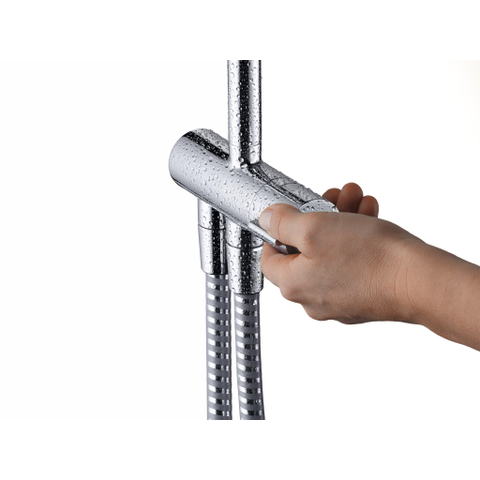 Hansgrohe Vernis Shape - showerpipe - zonder thermostaat - hoogglans chroom SW651648