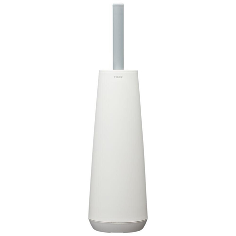 Tiger Tess Toiletborstelhouder vrijstaand met Swoop® borstel flexibel Wit Lichtgrijs SW877651