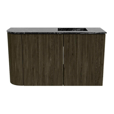 Mondiaz JOYA-DLUX 71.6cm toiletmeubel - ronding links kleur Shadow - Wastafel FAYE positie Rechts 1 kraangat kleur Lava. SW1422868