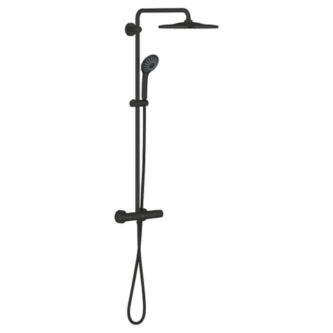 Grohe Vitalio Joy Shower System Douchesysteem - met thermostaatkraan - matte black (mat zwart) SW1440575