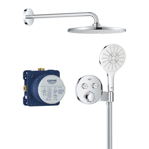 Grohe QuickFix Precision SmartControl Inbouw Douchesysteem - Vitalio Rain Mono 310 hoofddouche - chroom SW1120182