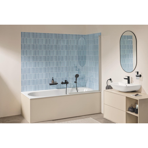 GROHE Essence wastafelkraan - s-size - met klikwaste - mat zwart SW1477622