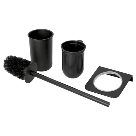 Haceka Redefine Porte-balai de WC aluminium Noir mat SW810811