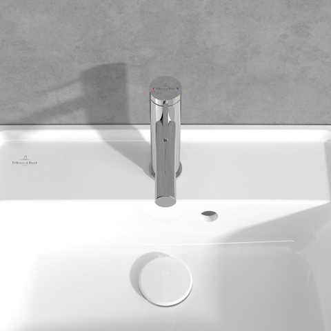 Villeroy & Boch Loop & Friends badtoevoer - voor wandmontag - 225mm - hoogglans chroom SW974016