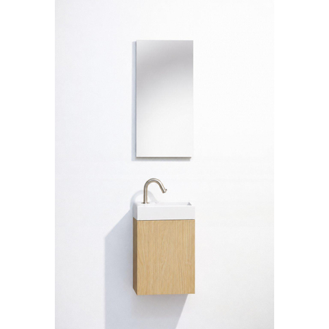 GO by Van Marcke Vikos fonteinset - 40cm - deur links - kraangat links - castello oak (eiken) SW1603308