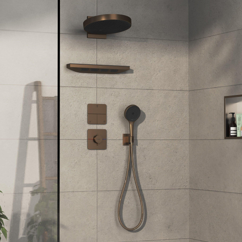 Hansgrohe Showerselect comfort q Thermostaat - inbouw - geborsteld brons SW918042