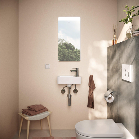 Hansgrohe Xarita Lite Q spiegel – 36x70 cm – directe LED – Wit mat SW1164984