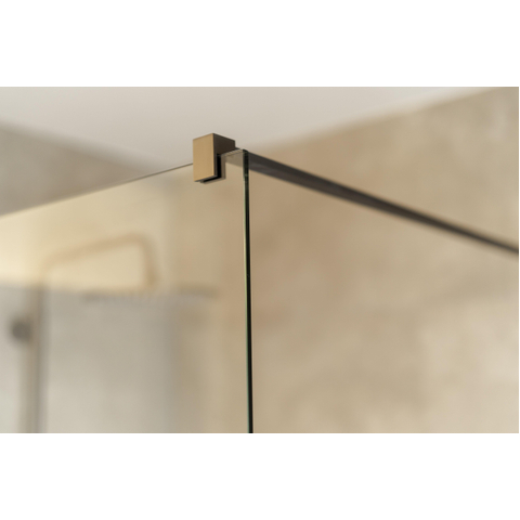 Fortifura Galeria Douche à l'italienne - 110x200cm - verre clair - Gunmetal SW916942