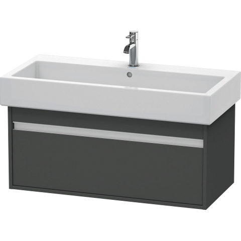 Duravit Ketho Meuble sous-lavabo avec 1 tiroir 95x44x41cm pour Vero 045410 graphite 0280170