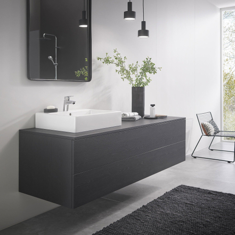 Hansgrohe Logis 1 greeps wastafelkraan - 70 met afvoerplug - hoogglans chroom 0605642