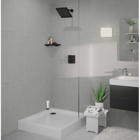 Hansgrohe Crometta e - hoofddouche 240 - 1jet - mat zwart SW793636