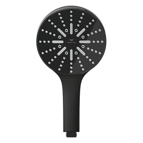 GroheRainshower Aquahanddouche smartactive m. 3 straalsoortenØ13cmrain, rain+ en activemassagephantom black SW1186199