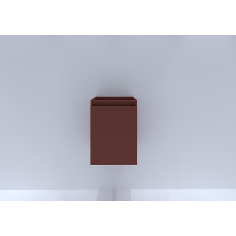 H&R Badmeubelen Wastafelonderkast - 40x44.8x55cm - 1 deur - linksdraaiend - greeploos - 40x55x45cm terra mat SW866907