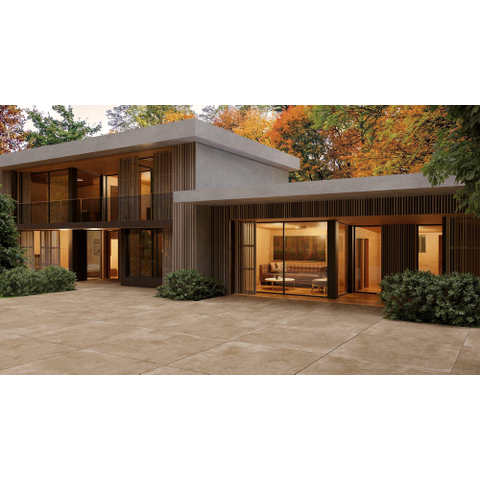 ÉCHANTILLON Terravito Davano Carrelage de sol et de mur - 120x120cm - rectifié - taupe mat SW1130697