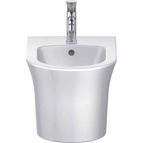 Duravit White tulip Wandbidet - 54x37x31.5cm - met overloop - wit SW640404