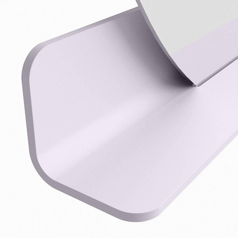 Mondiaz SPOT miroir – Ø 120 cm – avec tablette – Cale (gris clair) SW1235501