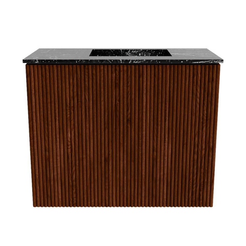Mondiaz JOYA-DLUX 50cm toiletmeubel - kleur Ruby - Wastafel FAYE positie Rechts 1 kraangat kleur Lava. SW1423602