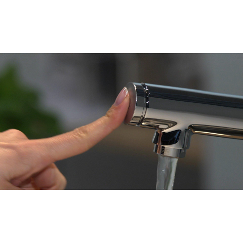 Hansgrohe Metris Select M71 Eengreeps keukenmengkraan - 320 - hoogglans chroom GA43874