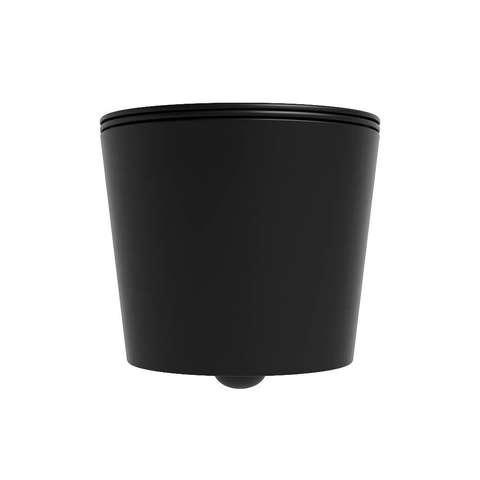 Mondiaz LAVIE WC suspendu – sans bride – 36 x 53 cm – avec abattant softclose – Urban (noir) SW1208750