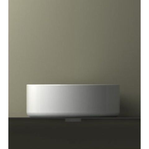 Wiesbaden Link Waskom rond - 40x12cm - keramiek - glans wit SW373885