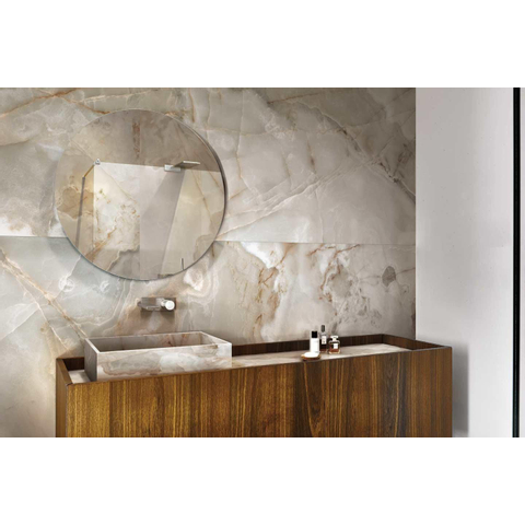 Ceralto Alabro Vein Carrelage de sol - 60x60cm - 10.0mm - rectifié - Noisette SW717473