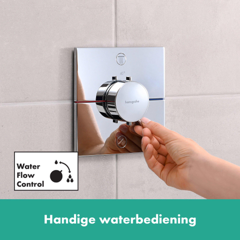 Hansgrohe ShowerSelect Comfort E Thermostaat - inbouw - 2 functies - hoogglans chroom SW918161