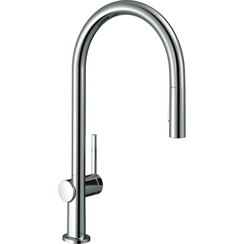 Hansgrohe Talis m54 - 1 greeps keukenmkr - 210 uittrekb vuistdche - sbox - hoogglans chroom SW528884