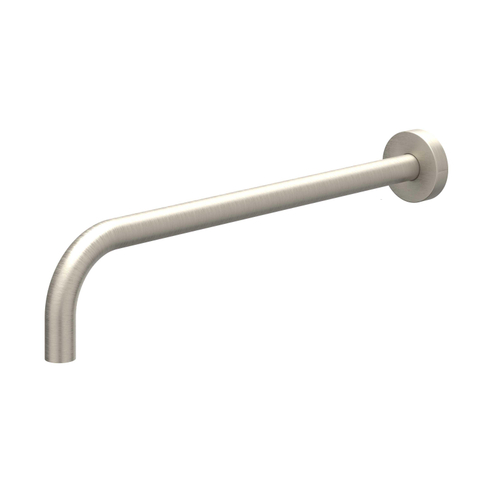 IVY Bond Ensemble de douche de tête - encastré - symmetry - inverseur d’arrêt 2 voies - bras mural 40 cm - douche de tête slim 25 cm - barre de douche avec sortie - flexible de douche 150 cm - douchette 3 jets - Nickel brossé PVD SW1033608