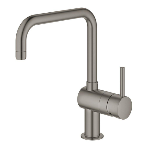 Grohe Minta Keukenkraan - hoog - draaibare u uitloop - brushed hard graphite (antraciet) SW354781