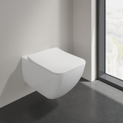 Villeroy & Boch venticello wandcloset - diepspoel DirectFlush - 37.5x56cm - White Alpine (glans wit) 1025166