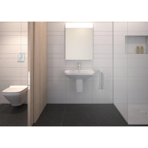 Duravit Durastyle Wastafel - 60x44cm - met 1 kraangat - met overloop - wit SW54087