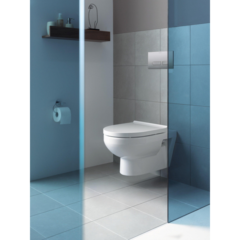 Duravit Durastyle basic WC suspendu à fond creux rimless 36.5x48cm avec abattant softclose blanc SW472391