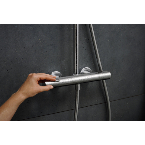 Hansgrohe Pulsify S Puro Thermostatische Regendoucheset - 26cm - ronde hoofddouche - staaf - handdouche - thermostaat - chroom SW1151871