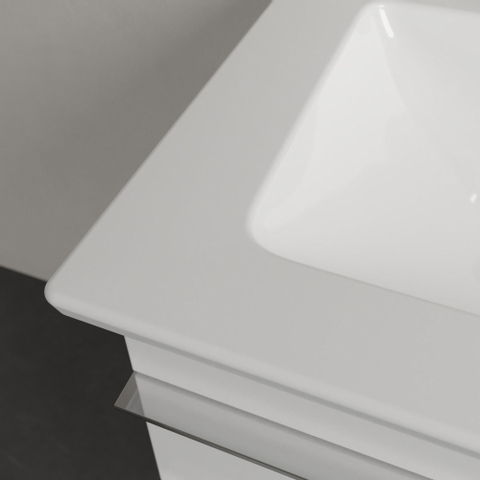 Villeroy & Boch Venticello lavabo - avec 1 trou de robinet 60x50cm - (adapté pour 3 trous de robinet) avec trop-plein blanc 1025150