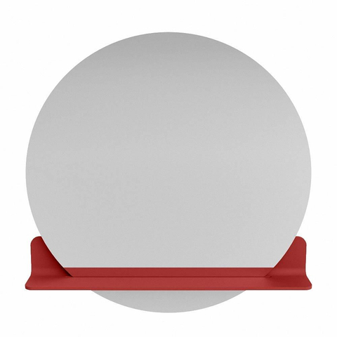 Mondiaz SPOT miroir – Ø 80 cm – avec tablette – Fire (rouge) SW1235526