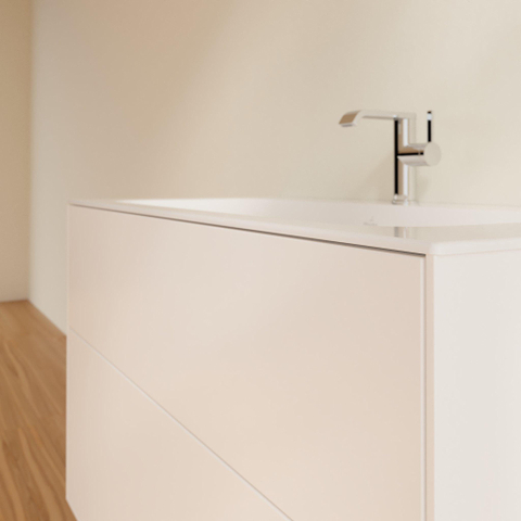 Villeroy & Boch finion wastafelonderkast - 99.6x59.1cm - 2 lades - mat wit SW479488
