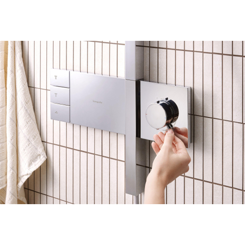 Hansgrohe Raindance Alive Q - showerpipe - 210/340 2jet - thermostaat - hoogglans chroom SW1387892