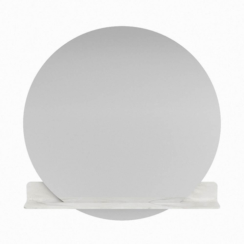 Mondiaz SPOT miroir – Ø 110 cm – avec tablette – Ostra (beige) SW1235665