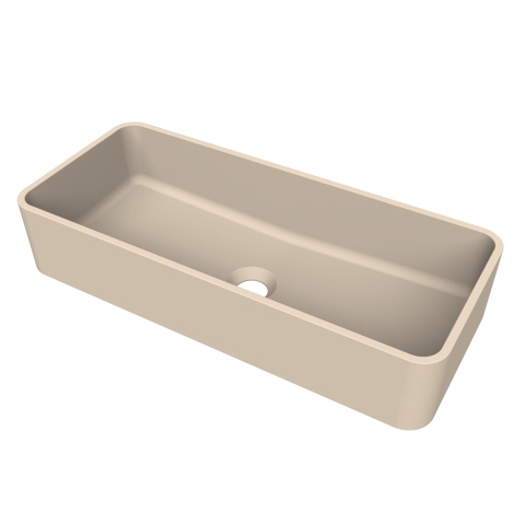 Arcqua Case waskom - rechthoek - 60x26cm - mat zand SW1209064
