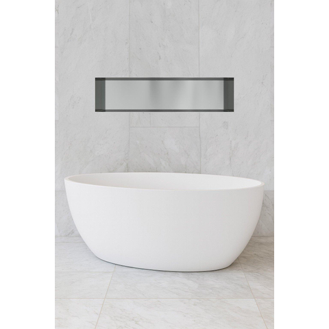 Hotbath &MORE Inbouwbox of inbouwnis - 30x120x10 - frameless - RVS 316 SW1246637