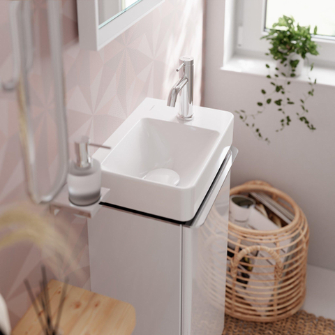 Hansgrohe Tecturis s Fonteinkraan - 80 met rechte greep - voor koud water of vooraf ingestelde watertemperatuur - zonder waste - hoogglans chroom SW918647
