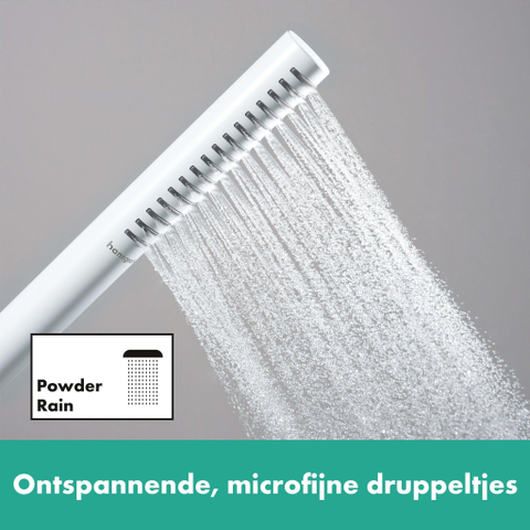 Hansgrohe Pulsify s Staaf - handdouche - 1jet ecosmartmat - mat wit SW918079