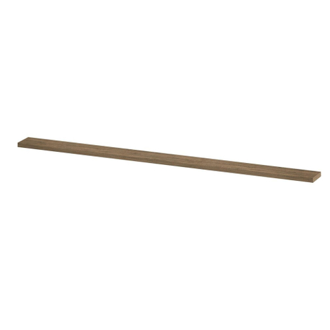 INK 20d étagère murale - 275x20x3.5cm - bord avant chanfreiné - pour niche - MFC Chêne naturel SW494009