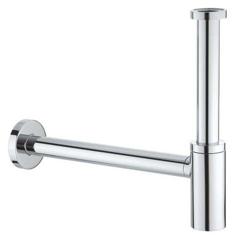 Grohe Universele Designsifon - 1 1/4 inch - met muurbuis en rozet - chroom GA31755
